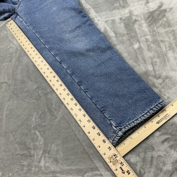 L.L. Bean Jeans Womens 12M-T Blue Double L Relaxed Fit Lined Medium Wash Denim - Picture 5 of 15